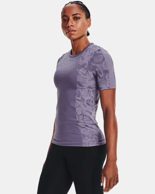 Women's UA RUSH™ HeatGear® Seamless Short Sleeve